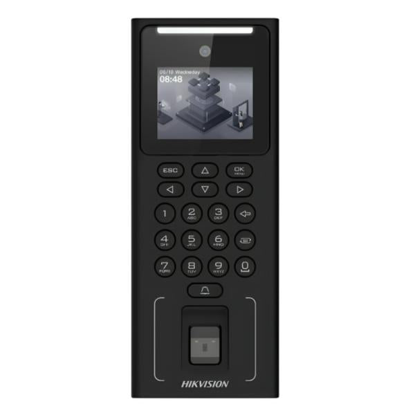 Hikvision Lector Biometrico Facial y Huella DS-K1T321MFWX
