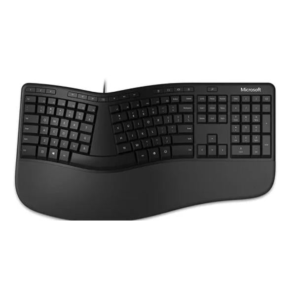 Teclado Microsoft Ergo LXN-00003 USB Alámbrico Español Negro