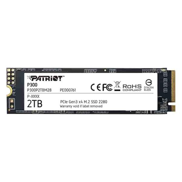 Patriot P300 SSD interno 2TB NVME m.2 GEN3 X4 PCIE Imagen secundaria del producto