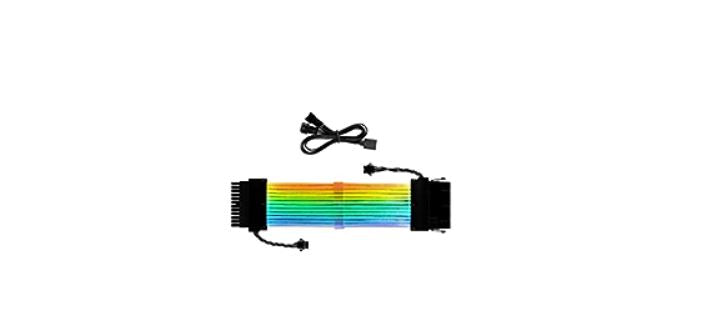 Cable extension Sharkoon shark xtend 16 negro gris cable Imagen secundaria del producto