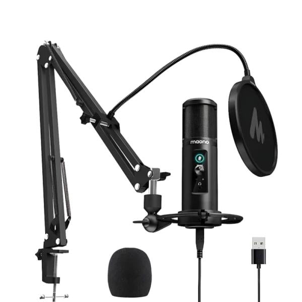 Microfono Maono AU-PM422 USB 192khz/24-bit - Negro