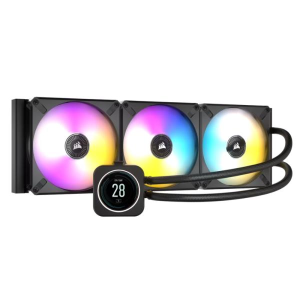 Corsair H170i Elite LCD Enfriamiento Liquido 420mm RGB