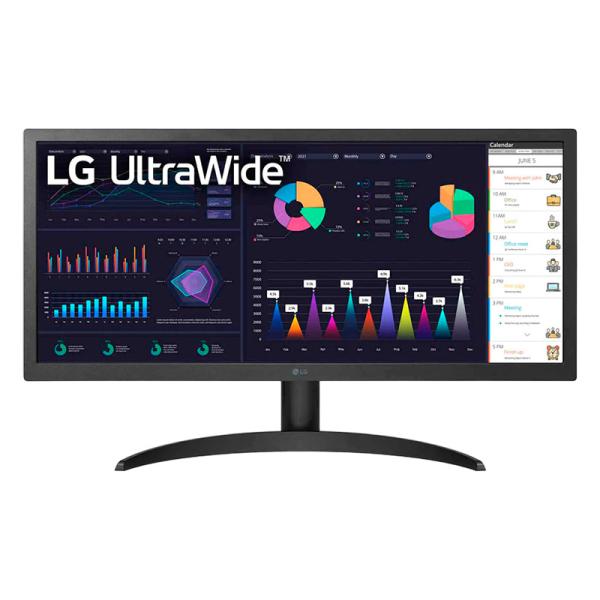 Monitor LG 26" Wfhd 26WQ500-B Plano Slim 75 Hz HDMI