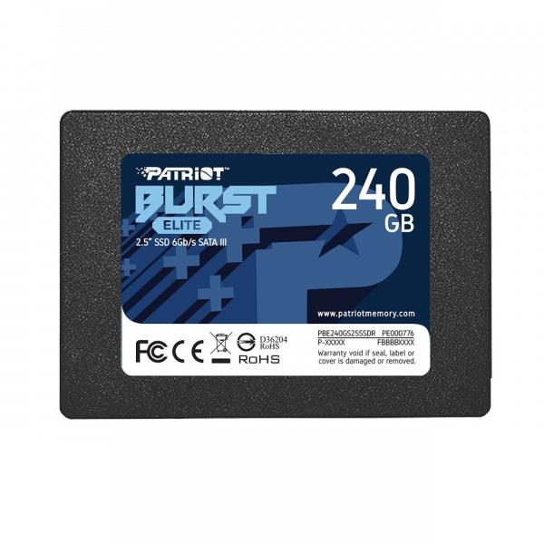 Disco Duro Patriot Burst Elite 240GB 2.5" Sata Iii Negro