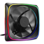 Abanico Sharkoon Shark Light RGB 120mm Negro