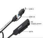Cable USB Tipo C y USB Tipo a 3.0 a Sata OTN-UCA311 Onten - Azul