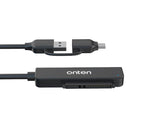 Cable USB Tipo C y USB Tipo a 3.0 a Sata OTN-UCA311 Onten - Azul