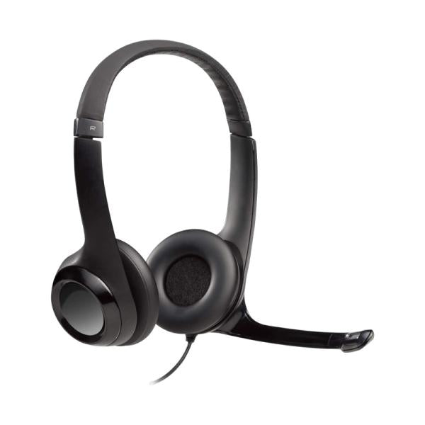 Logitech Headset H390 USB Negro 981-000014