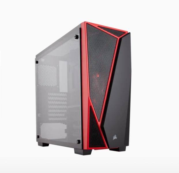 Case Gaming Corsair Carbide SPEC-04 Negro/Rojo ATX Vidrio Templado