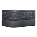 TECLADO LOGITECH ERGO K860 FOR BUSINESS MEMBRANA INALÁMBRICO BLUETOOTH ESPAÑOL 920-009845 - NEGRO
