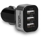 Cargador Auto Argom USB Negro ARG-AC-0113BK