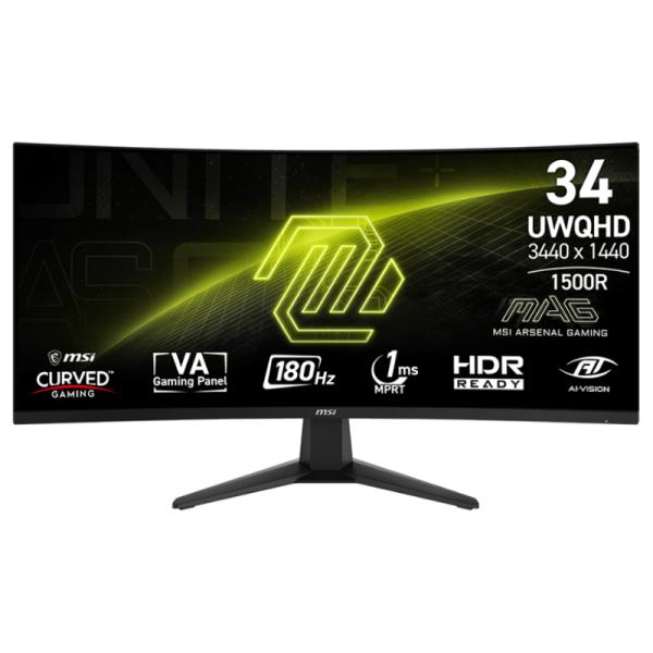 Monitor gaming MSI mag 346CQ 34 pulgadas curvo 3440x1440 180 Hz Imagen secundaria del producto