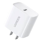 Cargador Ugreen CD137 20W USB-C Carga Rápida Blanco