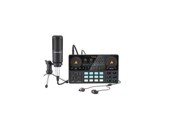 INTERFAZ DE AUDIO MAONO CON MICROFONO AU-AM200 S1