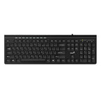 Teclado Genius Slimstar 230II Alámbrico USB Español Negro