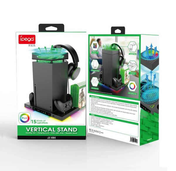 Estante Cargador Ipega PG-XBX024S Negro con Refrigeración Xbox Series X