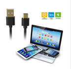 Cable USB Tipo C para Controles Play Station 5 TP5-3585 Dobe - 3M Negro