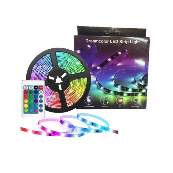 Tira LED Inteligente USB 5M Control de Color y Ambiente
