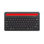 Teclado Inalambrico K108 Bluetooth Soporte Smartphone Negro Rojo