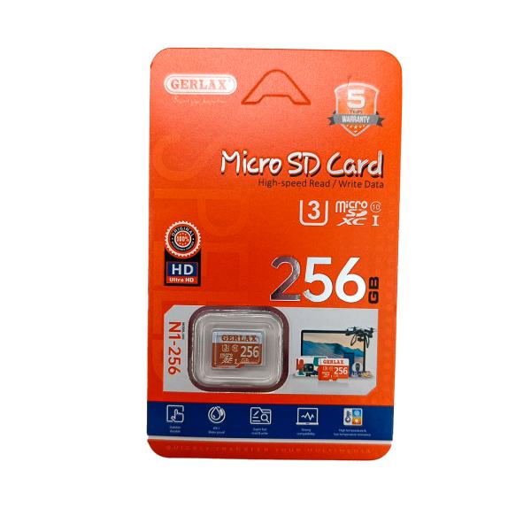 Memoria Micro SD Gerlax NB2 256GB Clase 10 U3