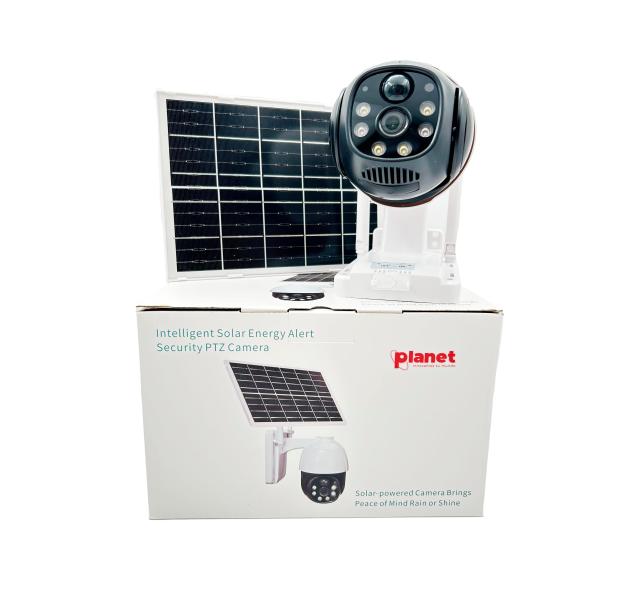 Planet Camara Vigilancia P6L 3MP Panel Solar Dual LED