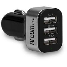 Cargador Auto Argom USB Negro ARG-AC-0113BK