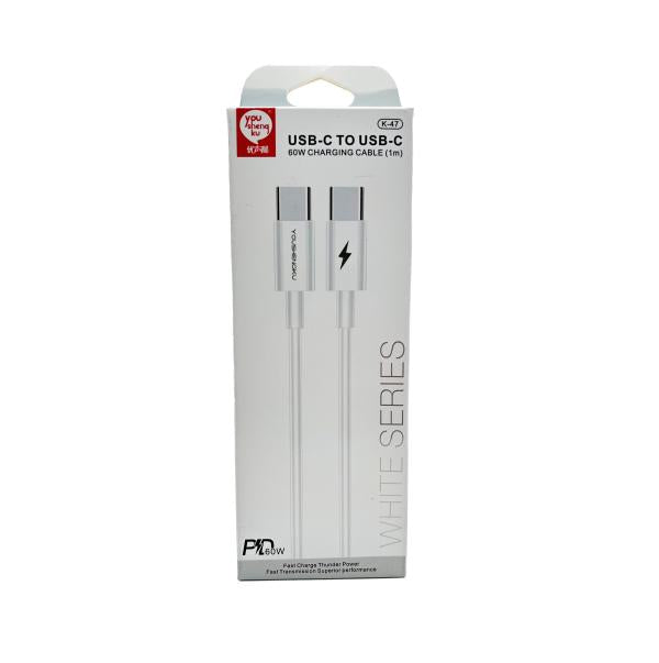 Cable USB Tipo C Youshengku K-47 Blanco