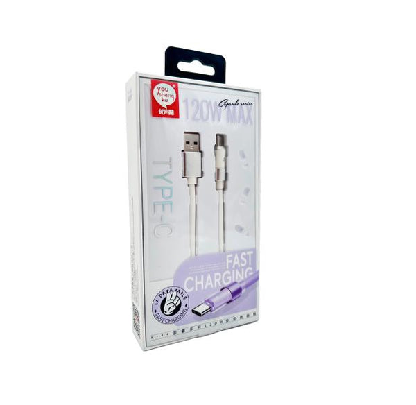 Youshengku Cable USB Tipo C K-44 Azul Carga Rápida