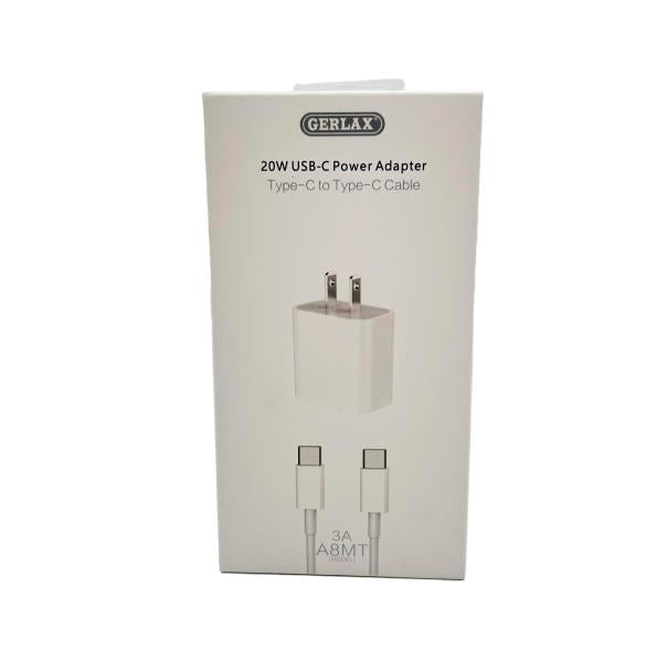 Gerlax Cargador Casa A8MT Blanco USB-C PD20W Accesorios Celular