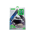 Cable Lightning Gerlax GD-63L2 2M PD100W Carga Rapida Negro