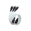 Gerlax Cable Multiplataforma D24 Blanco 1.5m Carga Rápida 5A