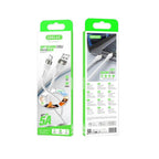 Gerlax Cable USB Tipo C D18T Blanco 1M Carga Rápida 5A