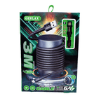Cable Gerlax Micro B GD-54V3 3M Negro Carga Rápida