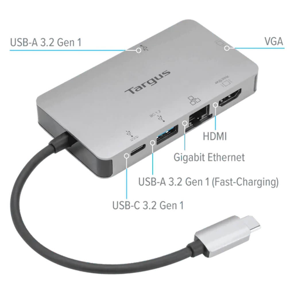 Targus docking USB-C universal dual HD con 80W PD pass-thru - DOCK116GLZ