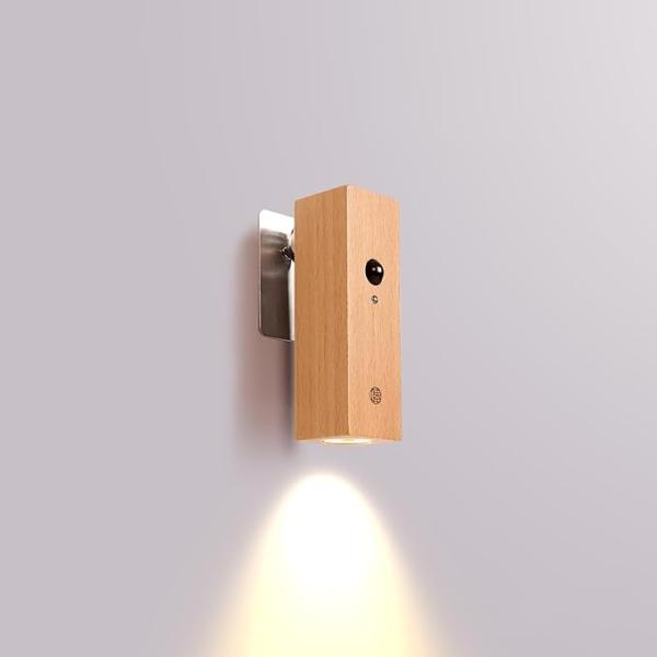 Lampara RGB con Sensor NO-HB045 - Madera