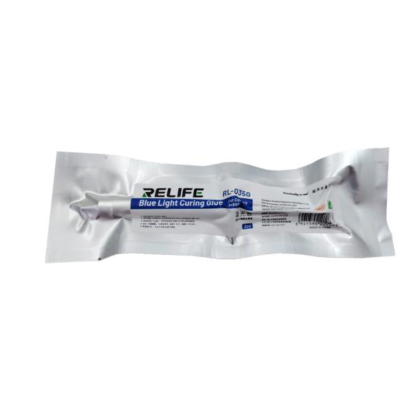 Goma de Reparacion UV Relife RL-035G Transparente - 3CC