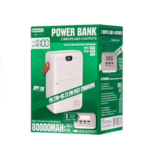 Remax Bateria Emergencia 80000 Mah RPP-118 Navigator Gris