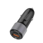 Cargador Carro C510 Ldnio - Tipo C- Lightning Negro