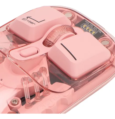 Mouse Inalambrico M118 - Rosado