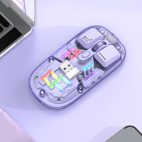 Mouse Inalambrico M118 - Morado