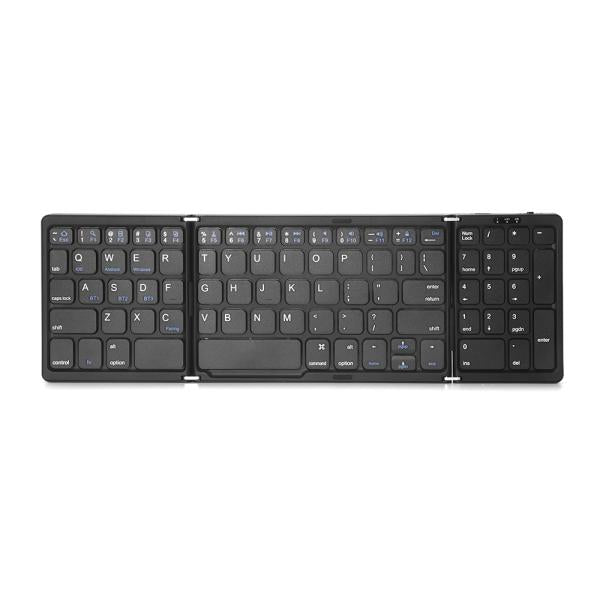 Teclado Inalambrico B089 Gris Bluetooth 5.1 Portatil Imagen principal del producto