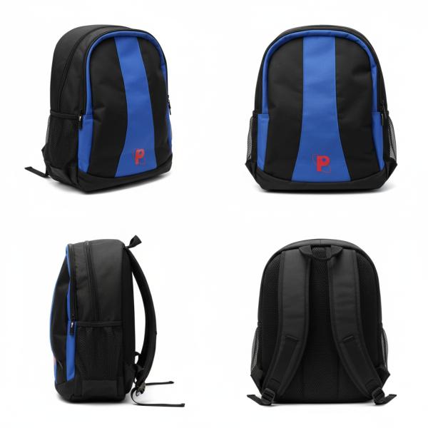 Bolso Deportivo MHC-23014 Negro con Azul