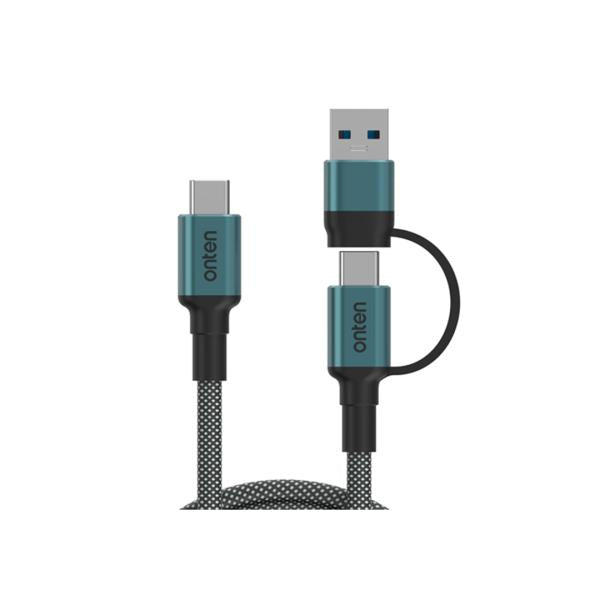 Cable USB Tipo C OTN-CC205 Onten - Gris Verde
