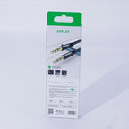 Cable Auxiliar 3.5mm GX-06D Gerlax - Negro