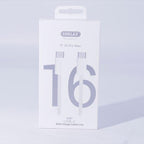 Cable USB Tipo C Gerlax D26T 1m Blanco - Carga PD 60W