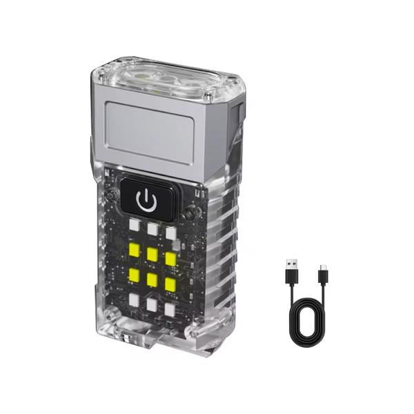 Linterna 1086 Negra 800LM 9 Modos USB C Recargable IPX4 Imagen principal del producto