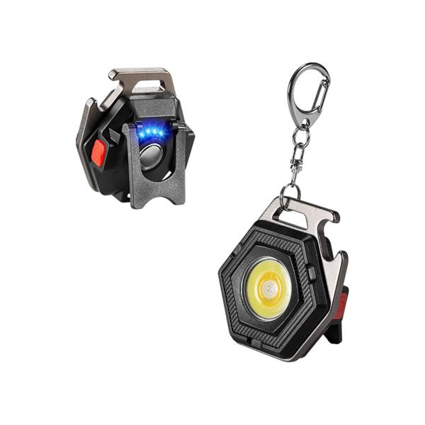 Mini Linterna W5131 Negra Portátil Recargable