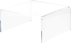 Mostrador transparente Heda de 48x14x33 cm para punto de venta