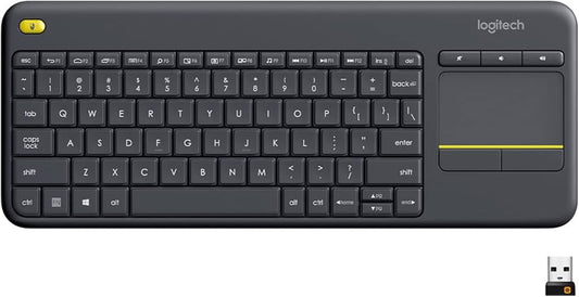 Teclado inalámbrico Logitech K400 Plus con touchpad integrado en español
