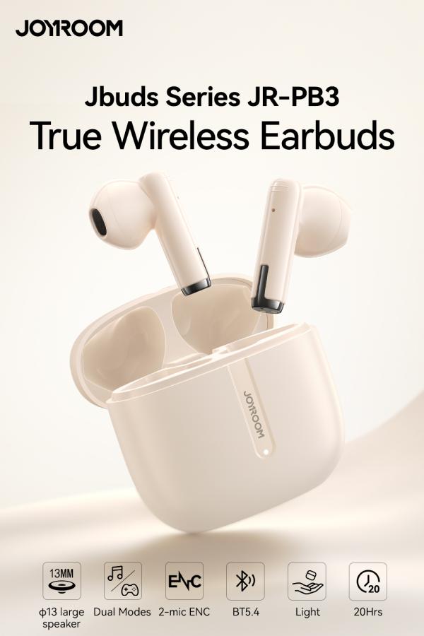 Audifonos Manos Libres Bluetooth JR-PB3 Joyroom - Beige